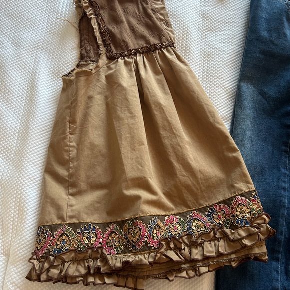 fabulous boho chic  jeans.Size 12 new with tag - Picture 9 of 16